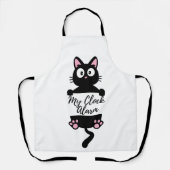 "My Clock Alarm" Kitchen apron  エプロン (正面)