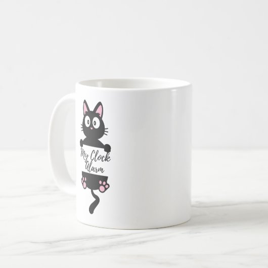 My Clock Alarm Mugs. コーヒーマグカップ (正面左)