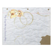 My Cockerスパニエル犬食べMy Lesson Plan ノートパッド (正面)