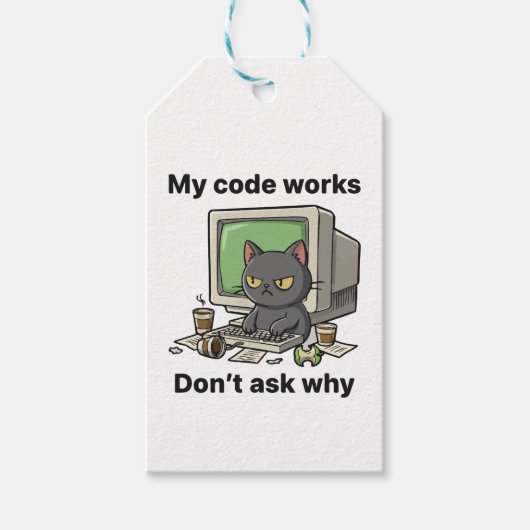 My code works Don't ask why ギフトタグ (正面)