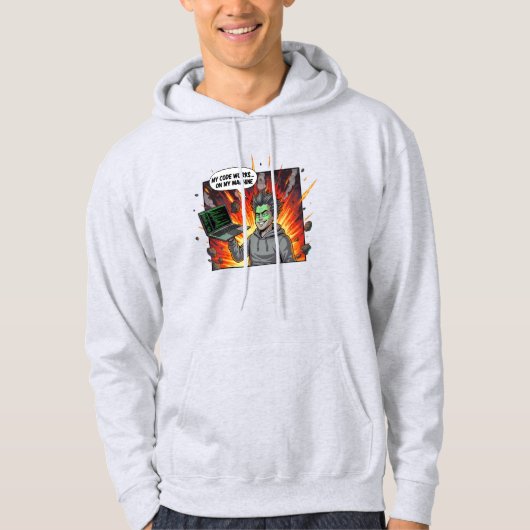 My Code Works on My Machine Software Developer パーカ (正面)