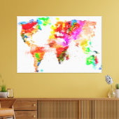 My Color World Stretched Canvas Print キャンバスプリント (インサイチュ (リビング))