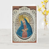 My Computer Colorization of Virgin Mary card   カード (黄色い花)