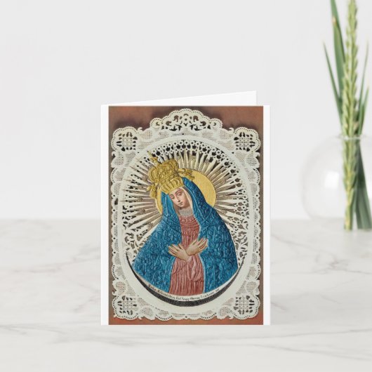 My Computer Colorization of Virgin Mary card   カード (正面)