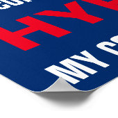 My Congressperson Is  Hypocrite Protest Poster ポスター (角)