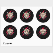 My Cougar sticker ラウンドシール (シート)