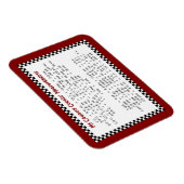 My Country Cookin' Measurements 4"x3" Photo Magnet マグネット (右側)