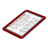 My Country Cookin' Measurements 4"x3" Photo Magnet マグネット (左側)