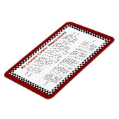 My Country Cookin' Measurements 6x4 Flex Magnet マグネット (左側)