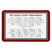 My Country Cookin' Measurements 6x4 Flex Magnet マグネット (横)