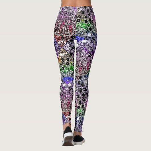 My Country, Utopia by Australian aboriginical arti レギンス (裏面)