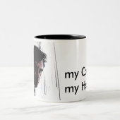 my Cousin my Hero ツートーンマグカップ (中央)