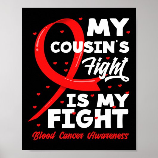 My Cousin's Fight Is My Fight Blood Cancer Awarene ポスター (正面)