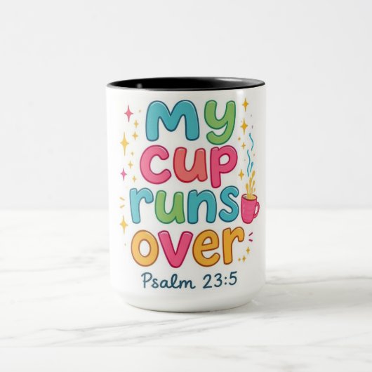 My Cup Runs Over Cute Combo Mug マグカップ (中央)