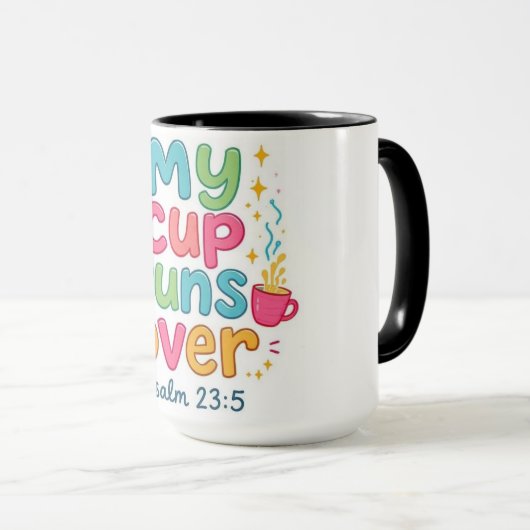 My Cup Runs Over Cute Combo Mug マグカップ (正面右)