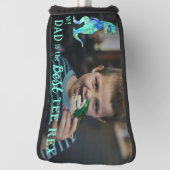 My Dad is The Best Tee Rex Kids Photo ゴルフヘッドカバー (回転90)