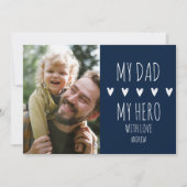 My Dad My Hero Scrip Photo Dad 案内状 (正面)