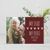 My Dad My Hero Scrip Photo Red 案内状 (スタンド正面)