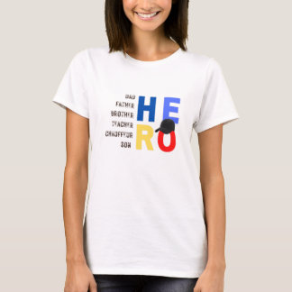 My Dad the hero-teacher father chauffeur son Tシャツ