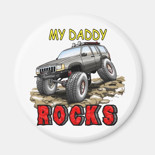 My_Daddy_Daddy_Rocks_ZJ マグネット (正面)