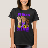 My Dad's Fight Is My Fight Domestic Violence Aware Tシャツ (正面)