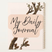 "My Daily Journal" | 大地の木の枝 プランナー手帳 (裏面)