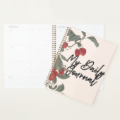 "My Daily Journal" | 華やぐ桜の枝の植物画 プランナー手帳 (ディスプレー)