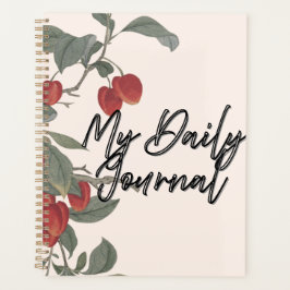 "My Daily Journal" | 華やぐ桜の枝の植物画 プランナー手帳