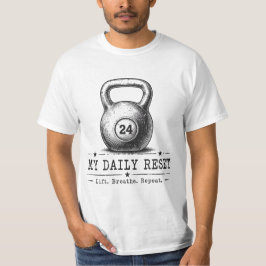 My Daily Reset | Lift Breathe Repeat ワークアウト Tシャツ