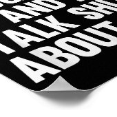 My Daughter And I Talk About You Funny Matching Da ポスター (角)