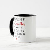 My Daughter Mug | Funny Heartwarming Gift Mom マグカップ (正面左)