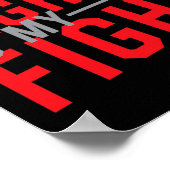 My Daughter's Fight Is My Fight Blood Cancer Aware ポスター (角)