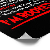 My Day I'm Booked Christmas Schedule Time  ポスター (角)