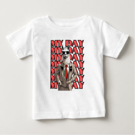 My Day Llama in Gucci Insppo Red Black Beigeデザイン ベビーTシャツ