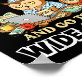 My Day Starts Backwards I Wake Up Tired Go To Bed  ポスター (角)