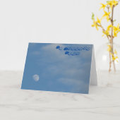 My Daytime Moon – グリーティングカード (黄色い花)