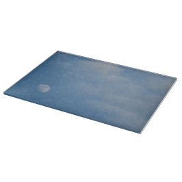 My Daytime Moon - Large Glass Chopping Board カッティングボード