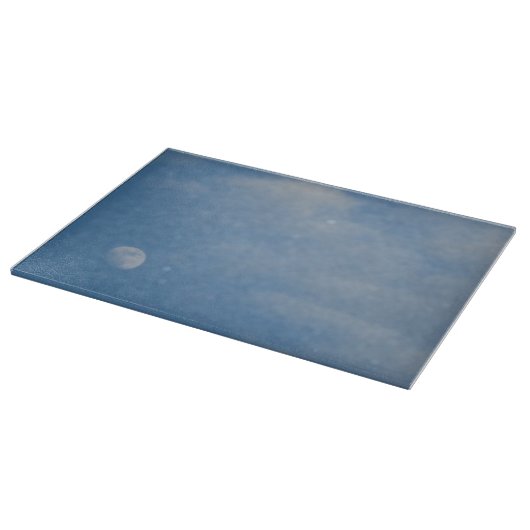 My Daytime Moon - Large Glass Chopping Board カッティングボード (角)