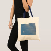 My Daytime Moon Photo Image Budget Tote Bag トートバッグ (正面(商品))