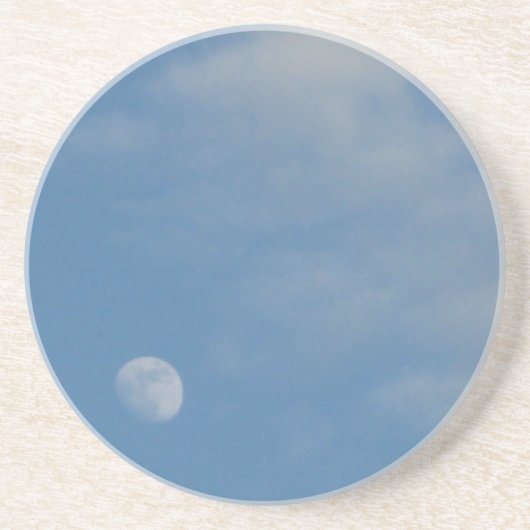 My Daytime Moon - Sandstone Drink Coaster コースター (正面)