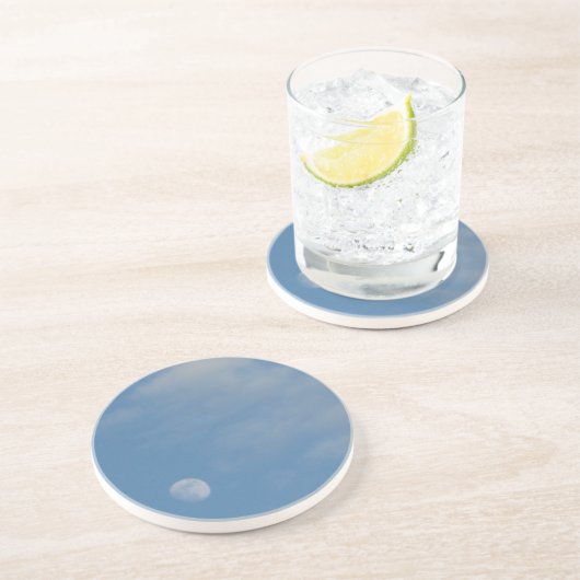 My Daytime Moon - Sandstone Drink Coaster コースター (側面)