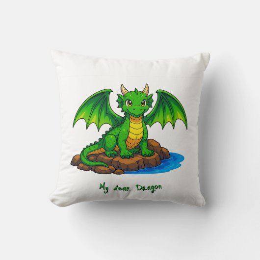 My dear Dragon クッション (正面)