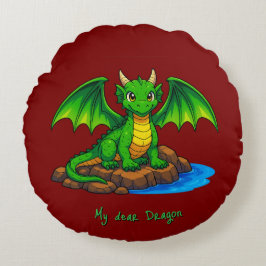 My dear Dragon ラウンドクッション