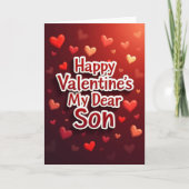 My Dear Son Valentines Day Card カード (正面)