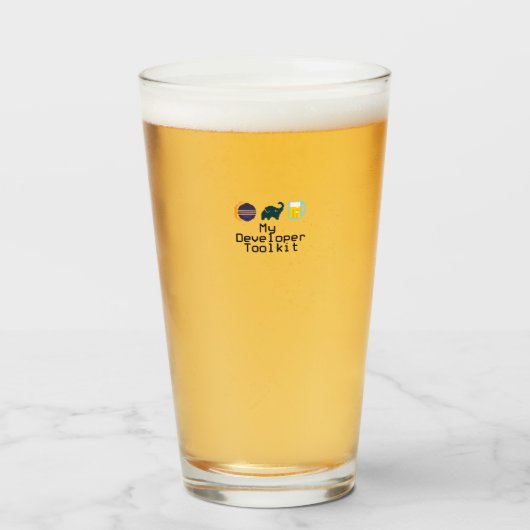 My Developer Kit Java タンブラーグラス (ドリンク正面)