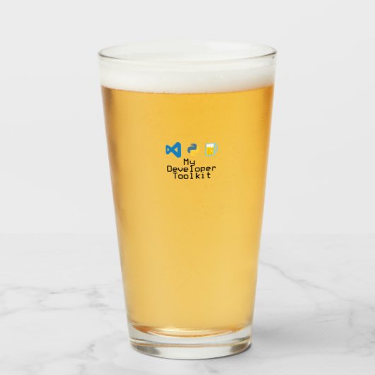 My Developer Kit Python タンブラーグラス (ドリンク正面)