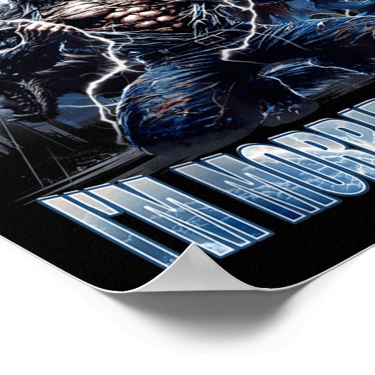 My Doctor Said I'm Morbidly A Cool Funny Werewolf  ポスター (角)