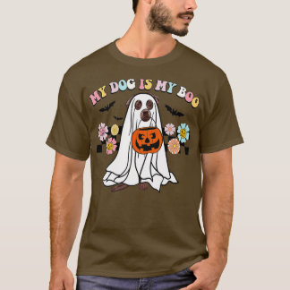 My Dog Is Boo Funny Labrador Boo Ghost Lover Hallo Tシャツ