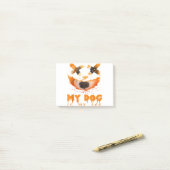 My Dog Is My Boo & Halloween Costume Idea with Bor ポストイット (デスク上)