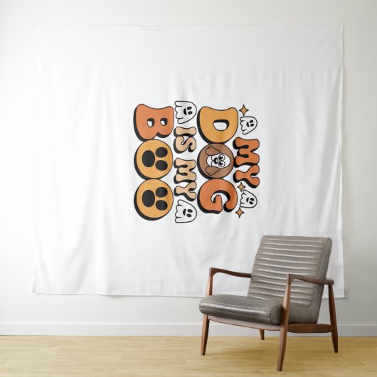 My Dog Is My Boo Shirt -おもしろい犬恋人ギフト2025 タペストリー (インサイチュ(横))